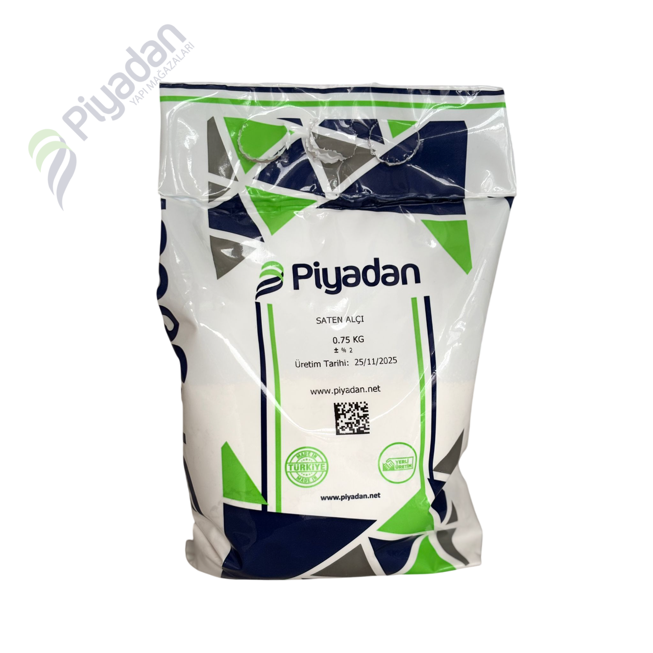 Piyadan Saten Perdah Alçısı (0,75 KG/Trb)