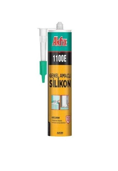 Akfix Şeffaf Silikon 1100E SA141 280 Gram