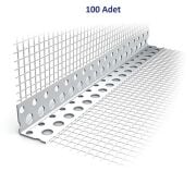 Piyadan 10x10 A Cl Beyaz Pvc Fileli Köşebent 2,5mt (100 Adet)