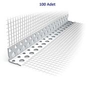 Piyadan 10x10 A Cl Beyaz Pvc Fileli Köşebent 2,5mt (100 Adet)