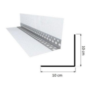 Piyadan 10x10 A Cl Beyaz Pvc Fileli Köşebent 2,5mt (100 Adet)