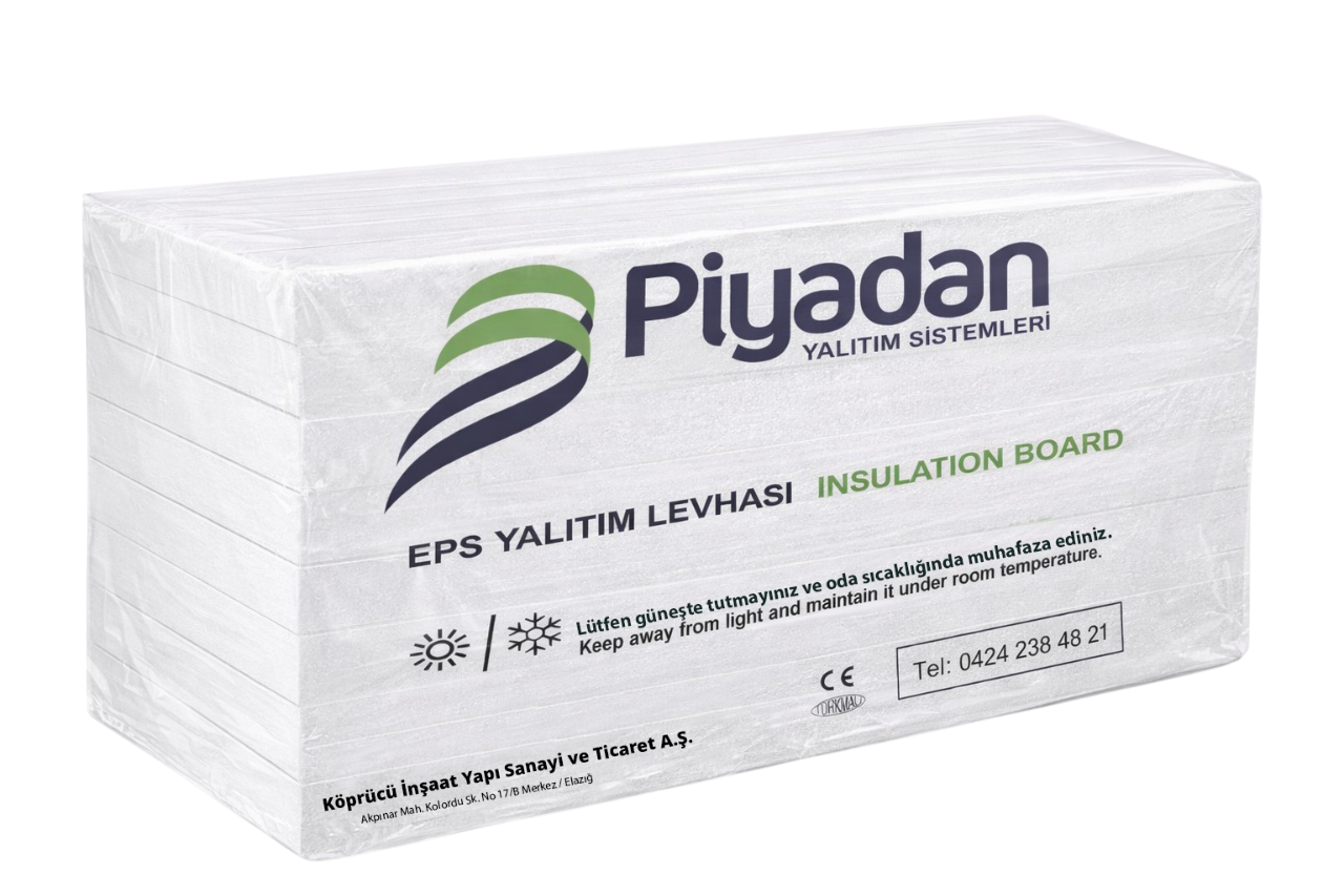 Piyadan Eps 5cm 20-22 Dns Düz Beyaz (5m2/Pkt)