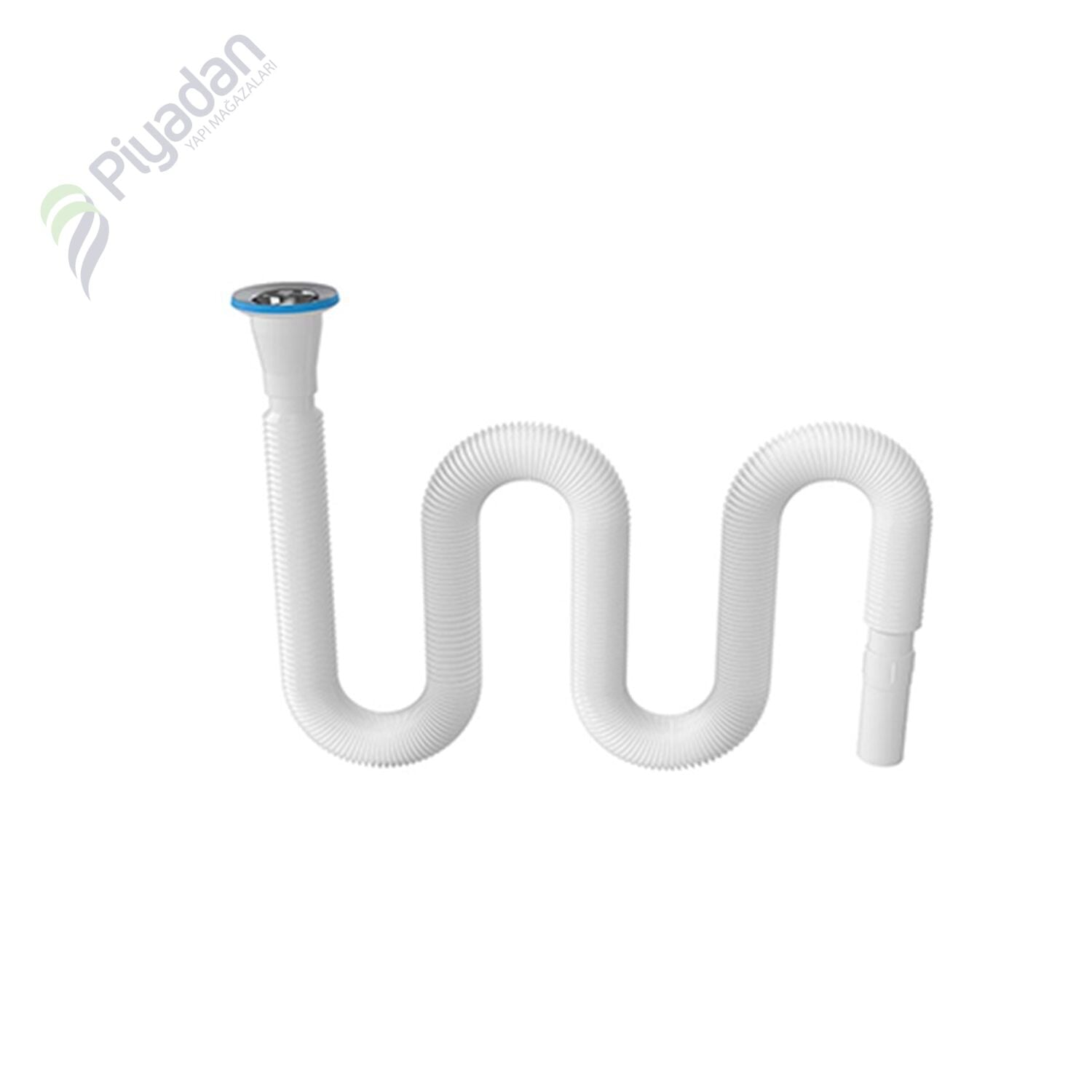 Helberg Metal Somunlu Standart Uzun Sifon