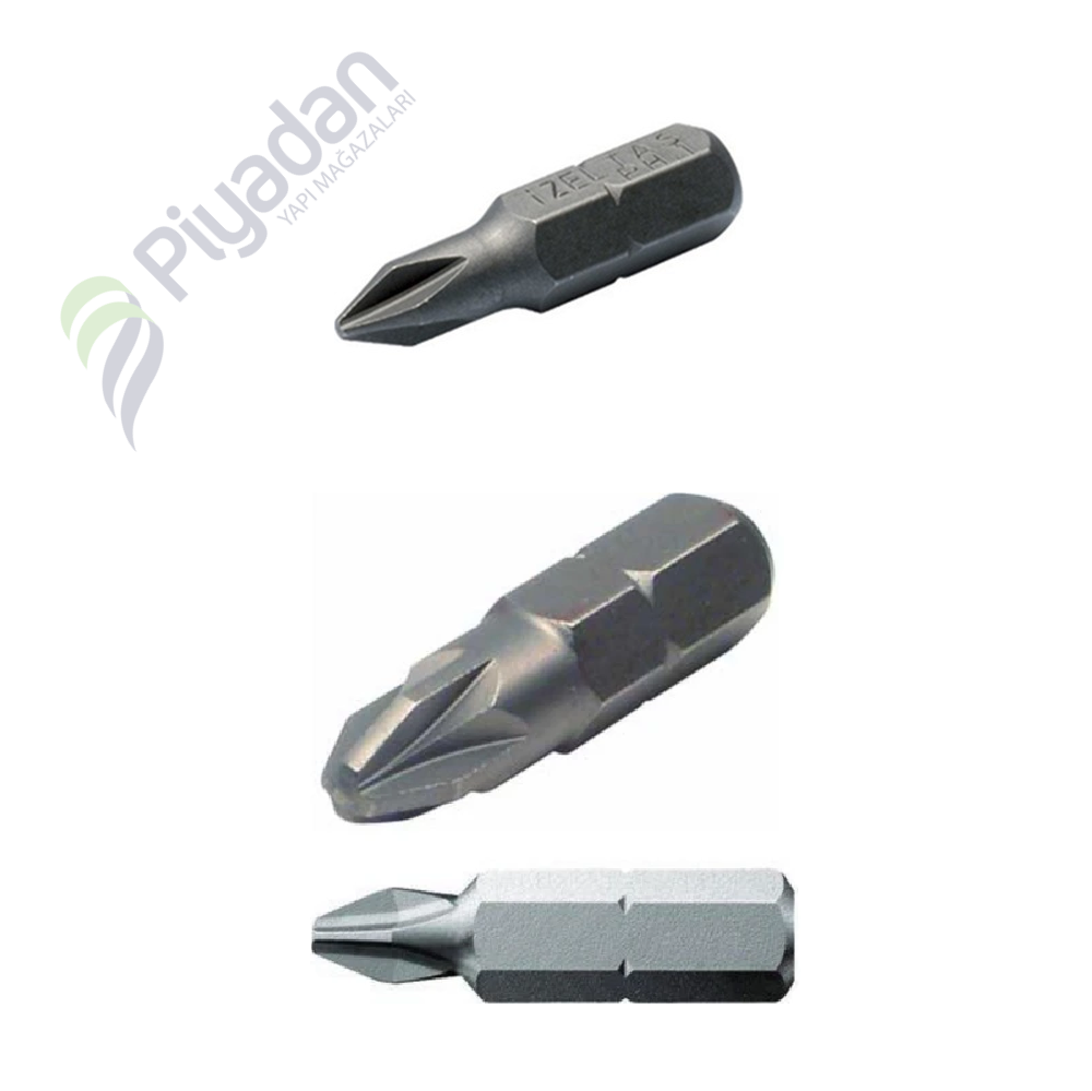 İzeltaş 25mm Ph2 Yıldız Bits Uç