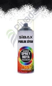 Sibax Sprey Boya Ral9005 P Parlak Siyah 400 ml