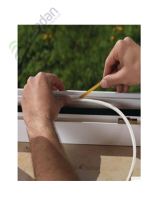 Std Kapı Pencere Bantı (Fitil Bant) Beyaz 8*5Mm